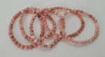 Pink Opal Bead Bracelet Online Sale