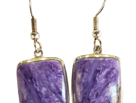 Charoite Earrings Cheap