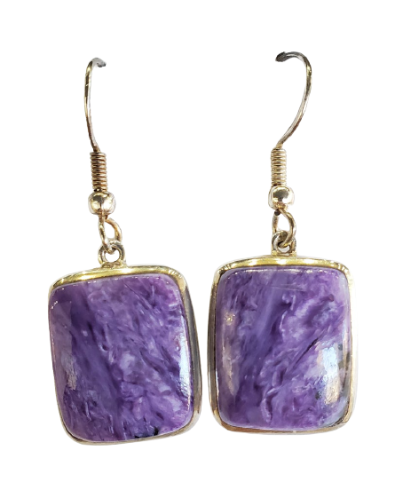 Charoite Earrings Cheap