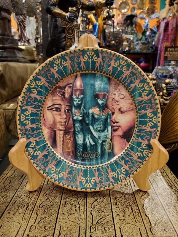 Pharaoh Porcelain Plate For Sale