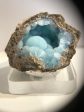 Hemimorphite mounted on acrylic Online Hot Sale