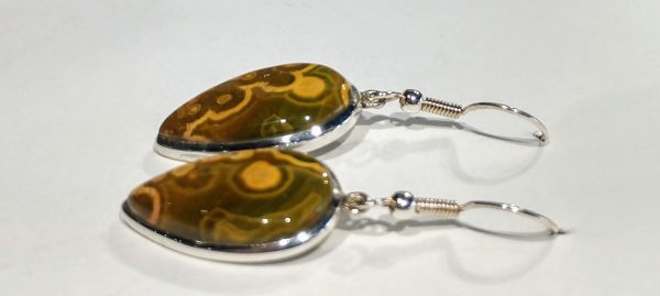 Ocean Jasper Earrings, Sterling Silver Online Hot Sale