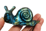 Labradorite Snail Carving Cheap