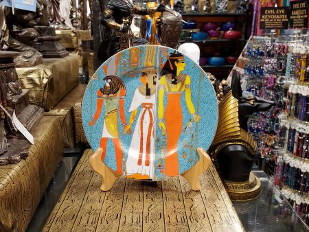 Horus & Queen Nefertari Porcelain Plate Supply