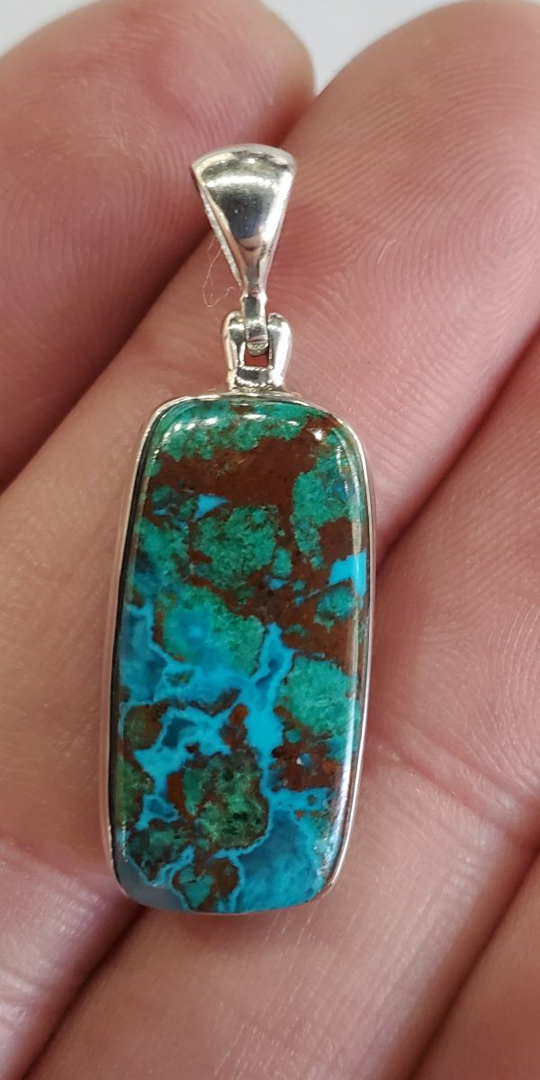 Chrysocolla Malachite Pendant For Cheap