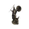 Large Athena with Owl, Spear & Medusa Shield Statue Supply