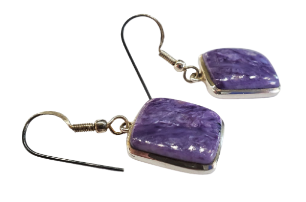 Charoite Earrings Cheap