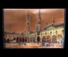 Mosque of Al-Azhar Copper Etching Hot on Sale