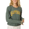 PJ Salvage Happiness Womens Crew Top 2025 Discount