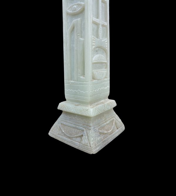 Egyptian Obelisk - Handcarved Soapstone Hot on Sale