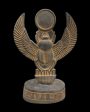 Winged Scarab Beetle with Sun Disc Statue For Cheap