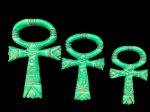 Egyptian Ankh - Set of 3 For Cheap