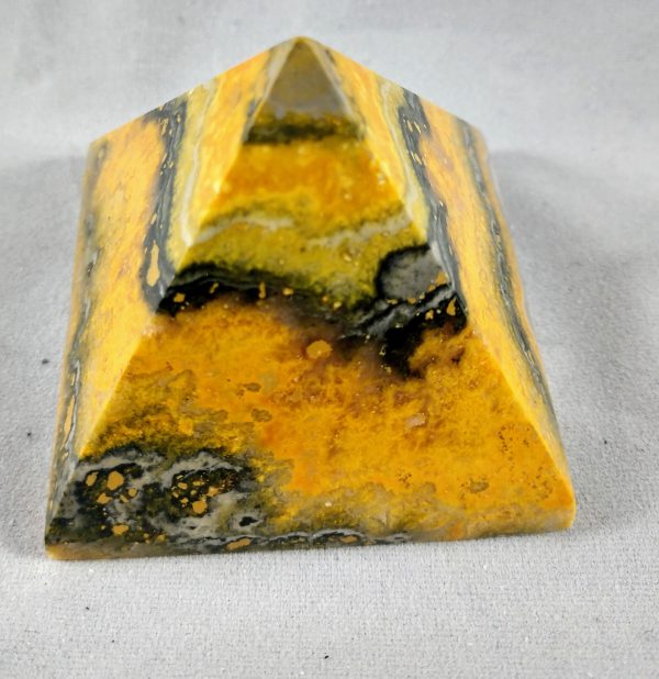 Bumblebee Jasper Pyramid For Sale