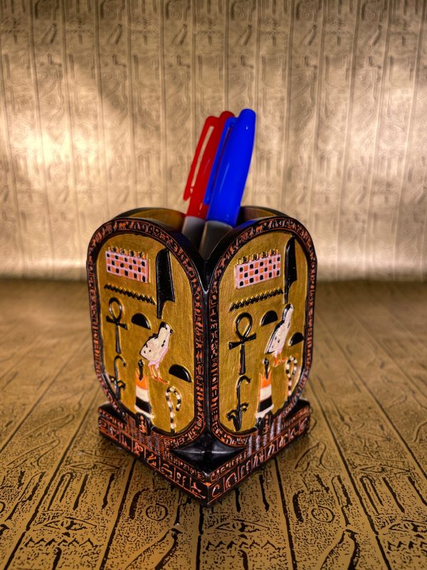 Egyptian Cartouche Pen Cup For Discount