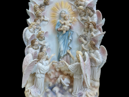 Maria Regina Angelorum Wall Plaque Online Hot Sale