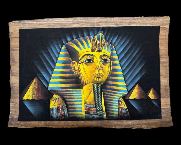 King Tutankhamun Papyrus - 100x70cm Online Sale