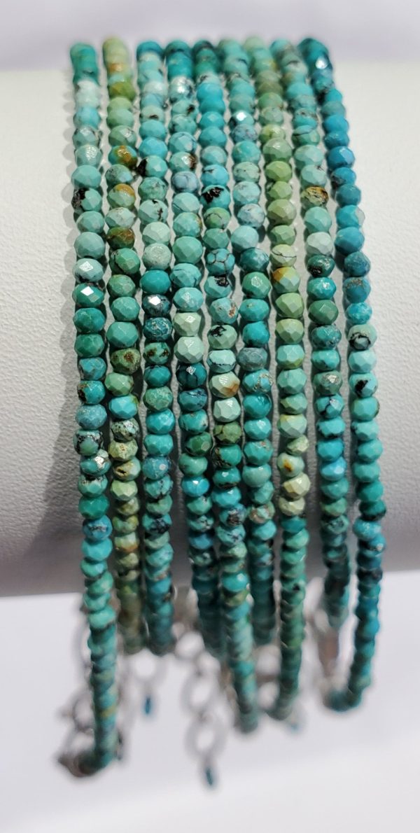 Faceted Turquoise Bracelet Supply