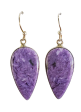 Charoite Earrings For Sale