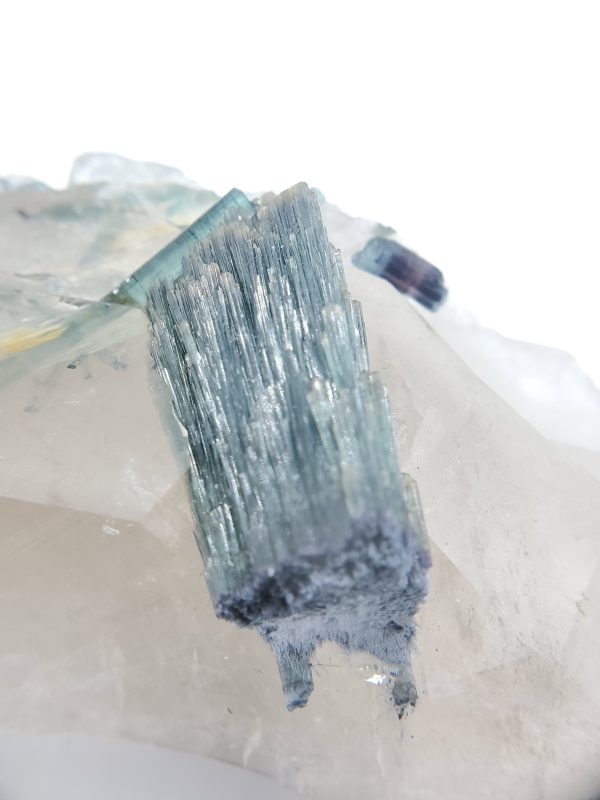 Indicolite Tourmaline with Quartz on Sale