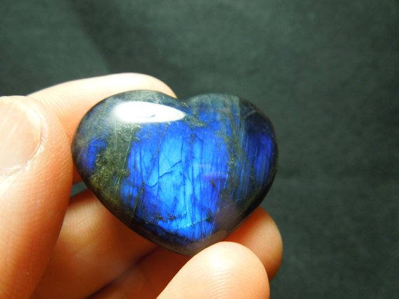 Blue Labradorite Heart Hot on Sale