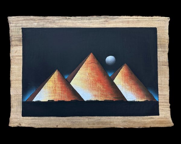 Pyramids of Giza Papyrus - 100x70cm Hot on Sale