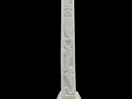 Egyptian Obelisk - Handcarved Soapstone Statue Online now