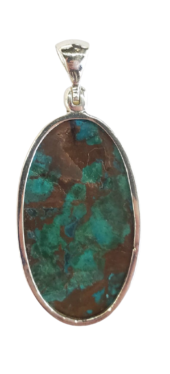 Chrysocolla Malachite Pendant Cheap