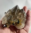 Smoky Quartz Cluster with Rutile and Hematite Cheap