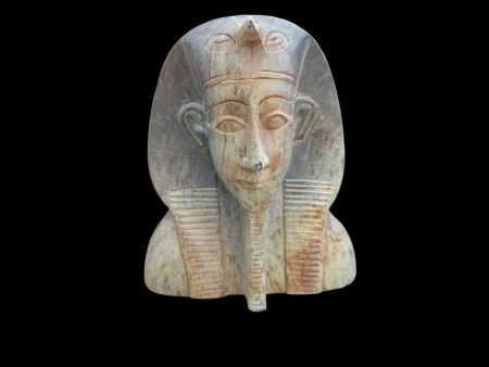 Akhenaten Bust - Handcarved Limestone For Discount