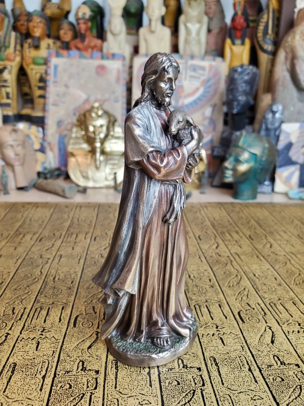 Jesus Christ with Lamb Statue For Discount