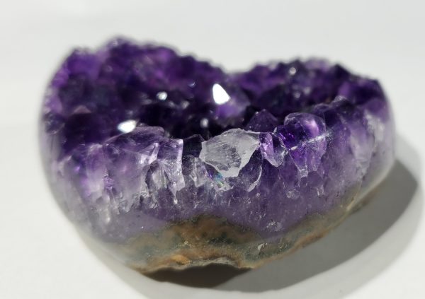 Amethyst Geode Heart, Uruguay Fashion