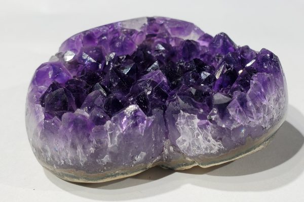 Amethyst Geode Heart, Uruguay Fashion