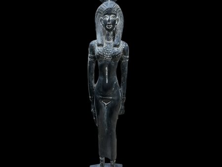 Basalt Isis Statue - Handcrafted in Egypt Supply