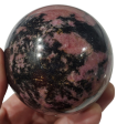 Rhodonite Sphere, Brasil For Sale