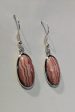 Rhodochrosite Earrings, Sterling Silver For Cheap