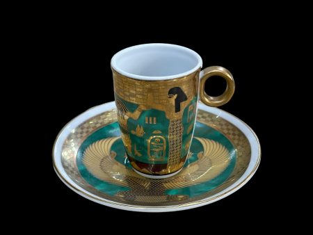 Isis and Horus Tea Cup and Saucer Set For Cheap