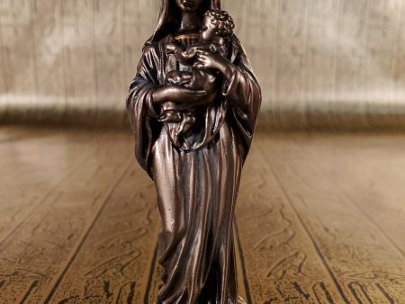 Madonna and Child Mini Statue For Sale