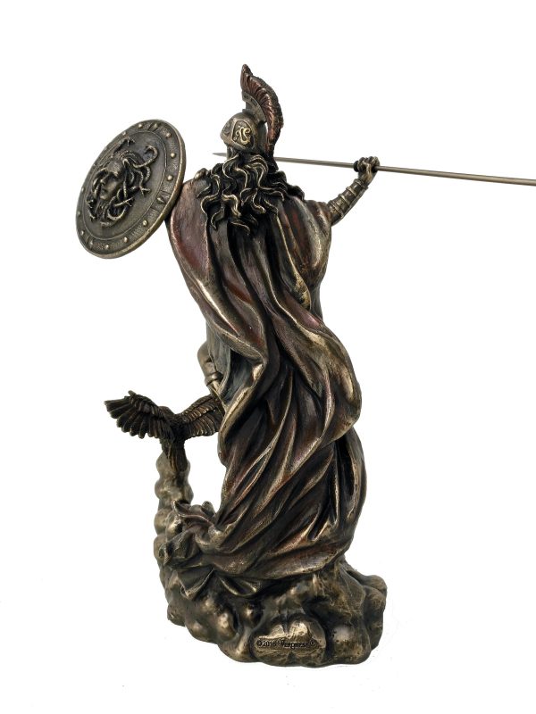 Large Athena with Owl, Spear & Medusa Shield Statue Supply