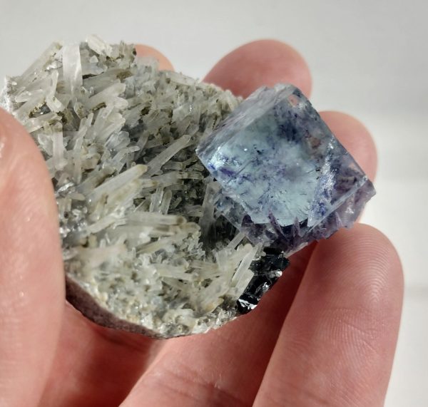 Fluorite on Quartz Hot on Sale