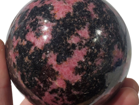 Rhodonite Sphere, Brasil For Cheap