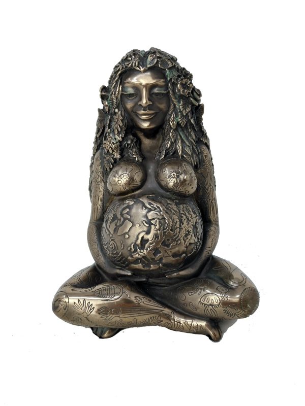 Gaia Mother Earth Goddess Statue - Cold Cast Bronze Cheap