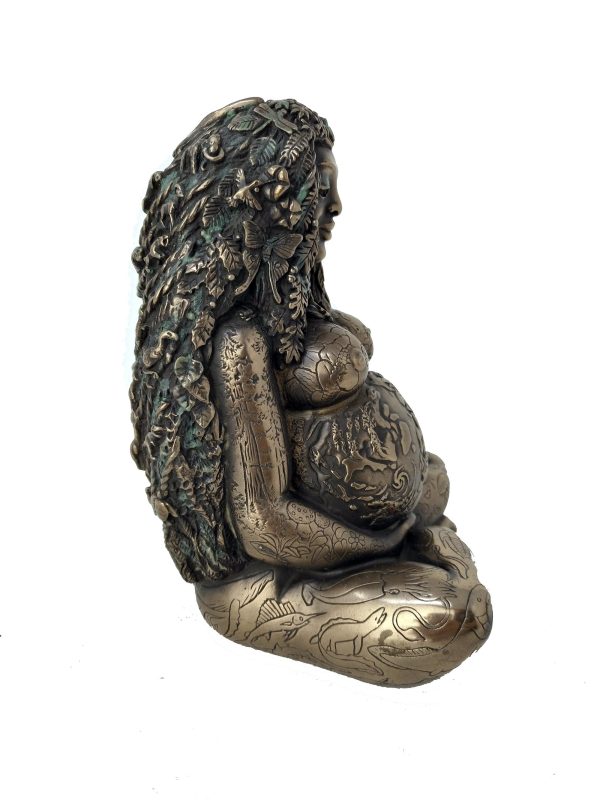 Gaia Mother Earth Goddess Statue - Cold Cast Bronze Cheap