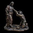 Jesus Healing Blind Man Statue Online