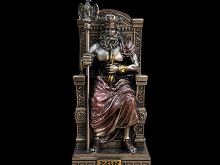 Zeus Enthroned Mini Statue Cheap