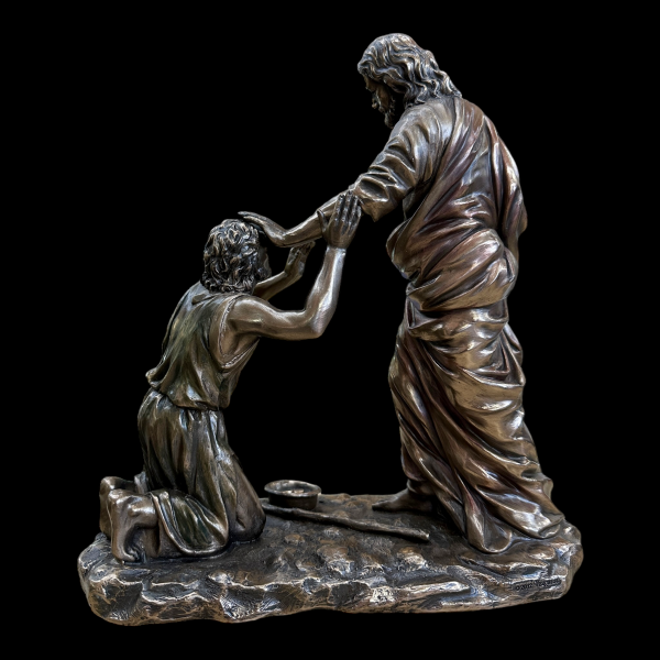 Jesus Healing Blind Man Statue Online