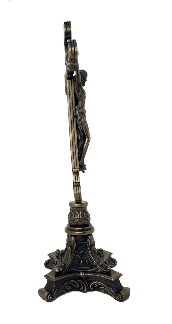 Standing Crucifix - Jesus Christ On Cross Bronze Statue Online Sale