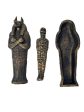 Anubis Sarcophagus With Mummy Box Cast Resin Replica - 3 Pieces Online Hot Sale