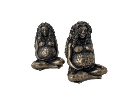 Gaia Mother Earth Goddess Statue - Cold Cast Bronze Cheap