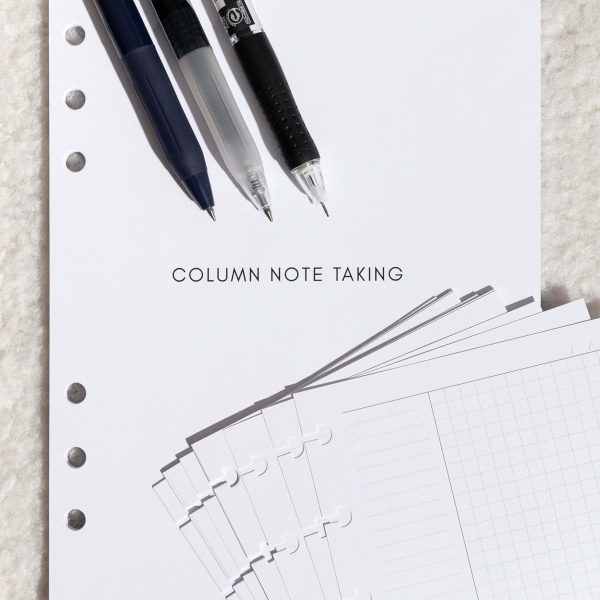 Column Note Taking Planner Insert For Sale