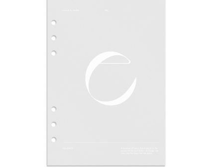 Monogram Vellum Planner Dashboard | E For Discount